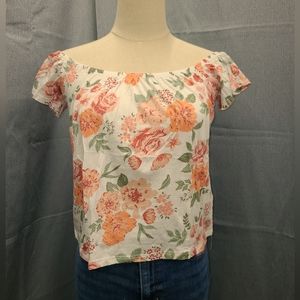 Floral crop top